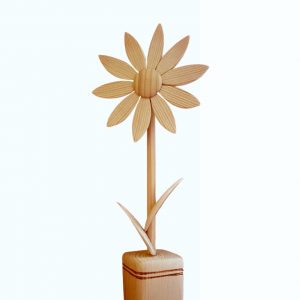 Drevený kvet margarétka